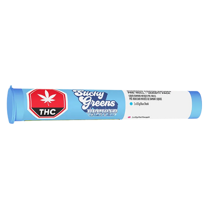 Sticky Greens 1.5 g Diamond Coated Variety Pack Pre-Rolls