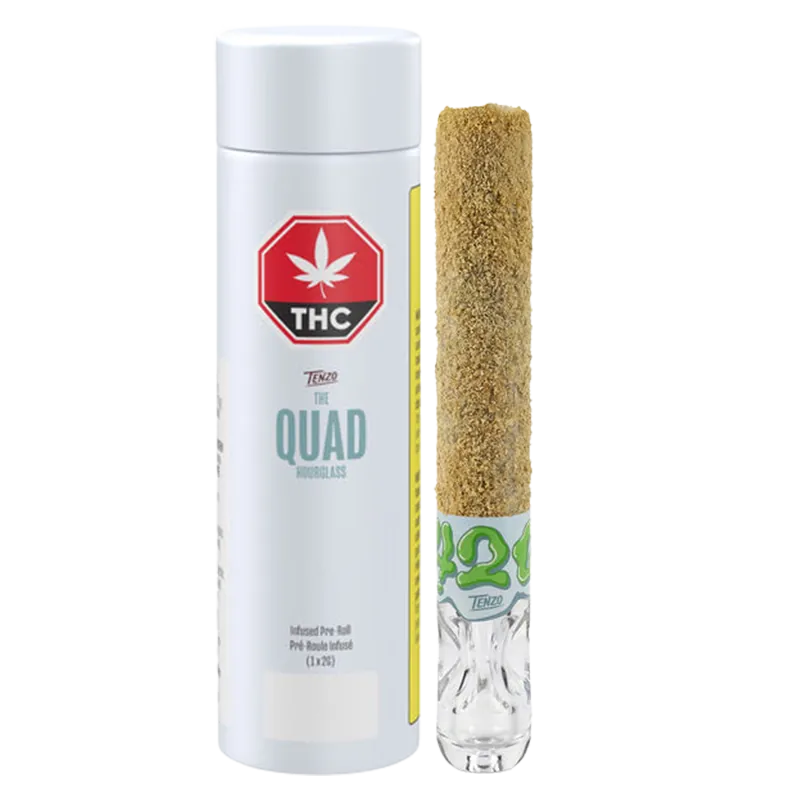 Tenzo 2 g The Quad Hourglass Infused PR 2 x 1 g Pre-Rolls
