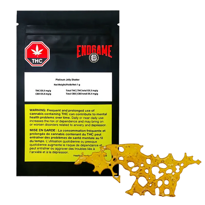 Endgame 1 g Platinum Jelly Shatter Concentrates