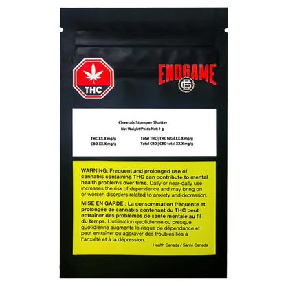 Endgame 1 g Cheetah Stomper Shatter Concentrates