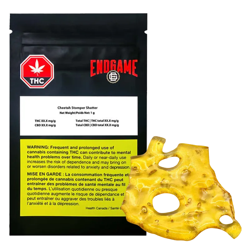 Endgame 1 g Cheetah Stomper Shatter Concentrates