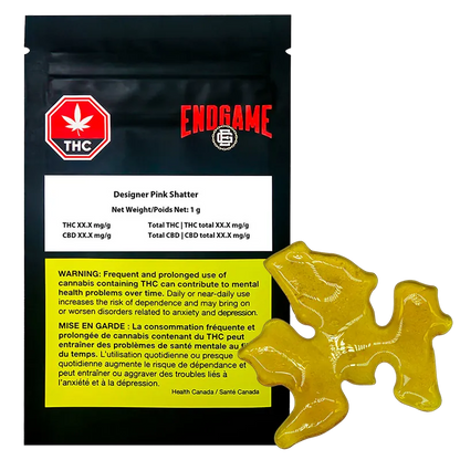Endgame 1 g Designer Pink Shatter Concentrates