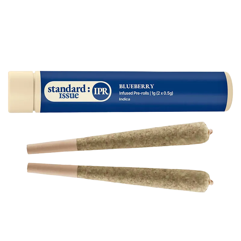 Standard Issue 1 g Blueberry Infused PR 2 x 0.5 g Pre-Rolls