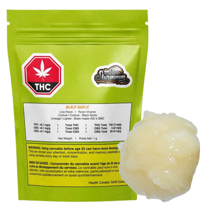 Slurmmm Melts 1 g Black Garlic Live Rosin Concentrates