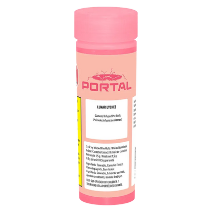 Portal 1.5 g Lunar Lychee Diamond Infused PR 3 x 0.5 g Pre-Rolls