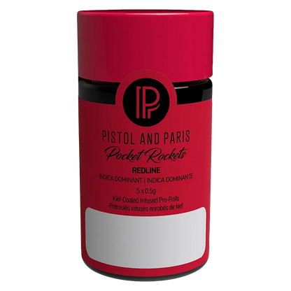 Pistol and Paris 2.5 g Pocket Rockets Redline Infused PR 5 x 0.5 g Pre-Rolls