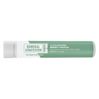 General Admission 0.5 g Berry Peach Diamond Infused PR 1 x 0.5 g Pre-Rolls