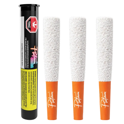 Platinum 1.5 g Ultra Tropics Diamond Infused PR 3 x 0.5 g Pre-Rolls