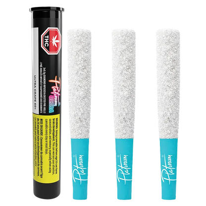 Platinum 1.5 g Ultra Grape Diamond Infused PR 3 x 0.5 g Pre-Rolls