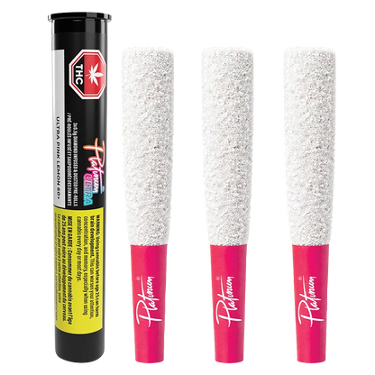 Platinum 1.5 g Ultra Pink Lemon Diamond Infused PR 3 x 0.5 g Pre-Rolls
