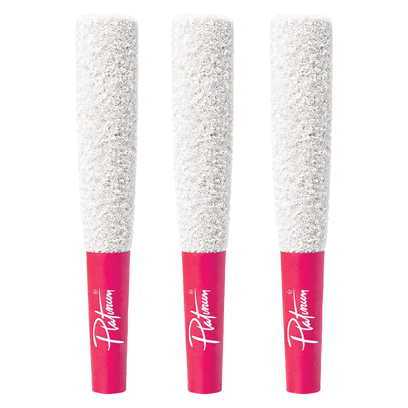 Platinum 1.5 g Ultra Pink Lemon Diamond Infused PR 3 x 0.5 g Pre-Rolls