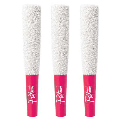 Platinum 1.5 g Ultra Pink Lemon Diamond Infused PR 3 x 0.5 g Pre-Rolls