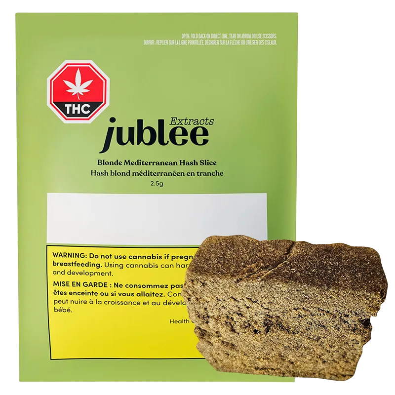 Jublee Extracts 2.5 g Blonde Mediterranean Hash Slice Concentrates