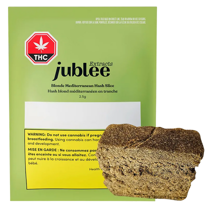 Jublee Extracts 2.5 g Blonde Mediterranean Hash Slice Concentrates