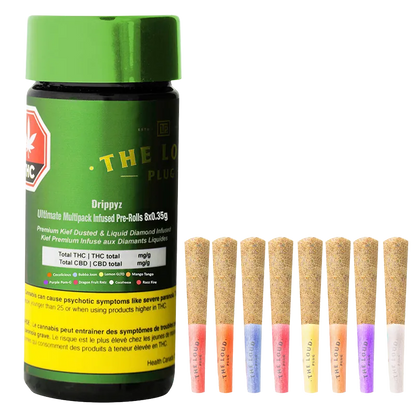 The Loud Plug 2.8 g Drippyz Ultimate Multipack Infused PR 8 x 0.35 g Pre-Rolls