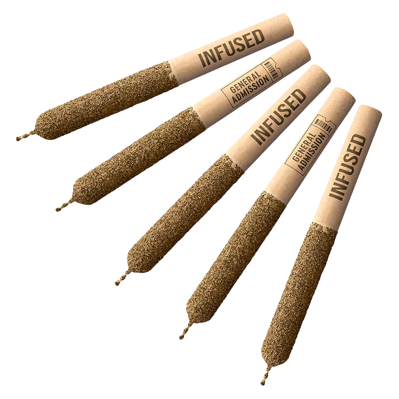 General Admission 2.5 g Strawberry Chiller Hi-Fi Diamond Infused PR 5 x 0.5 g Pre-Rolls