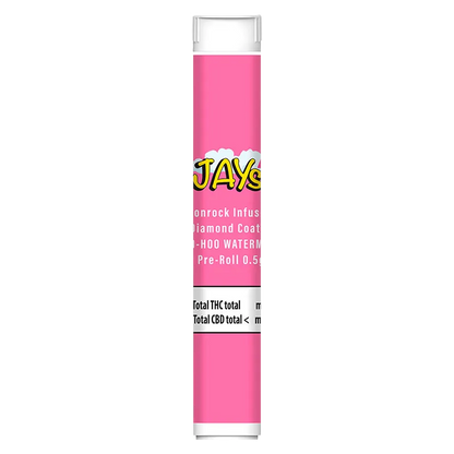 Jays 0.5 g Moonrock Diamond Coated Woo-Hoo Watermelon Infused PR 1 x 0.5 g Pre-Rolls