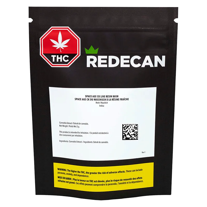 Redecan 2 g Space Age Ck Live Resin Hash Concentrates