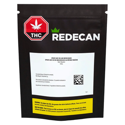 Redecan 2 g Space Age Ck Live Resin Hash Concentrates