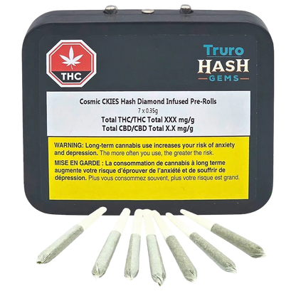 Cosmic CKIES Hash Diamond Infused PR 7 x 0.35 g