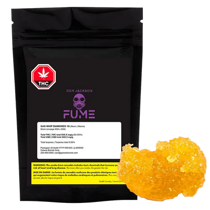 FUME by Dom Jackson 1 g Gas Whip Diamonds Concentrates