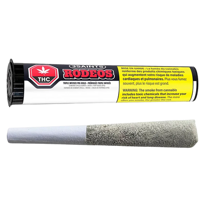3Saints 1 g Rodeo Triple Infused PR 1 x 1 g Pre-Rolls