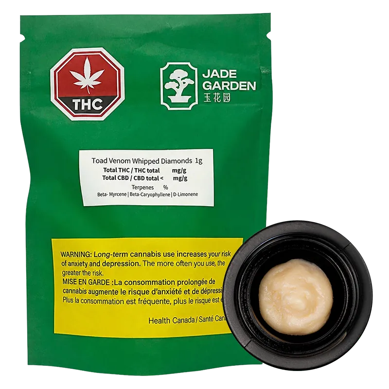 Jade Garden 1 g Toad Venom Whipped Diamonds Concentrates