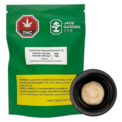 Jade Garden 1 g Toad Venom Whipped Diamonds Concentrates