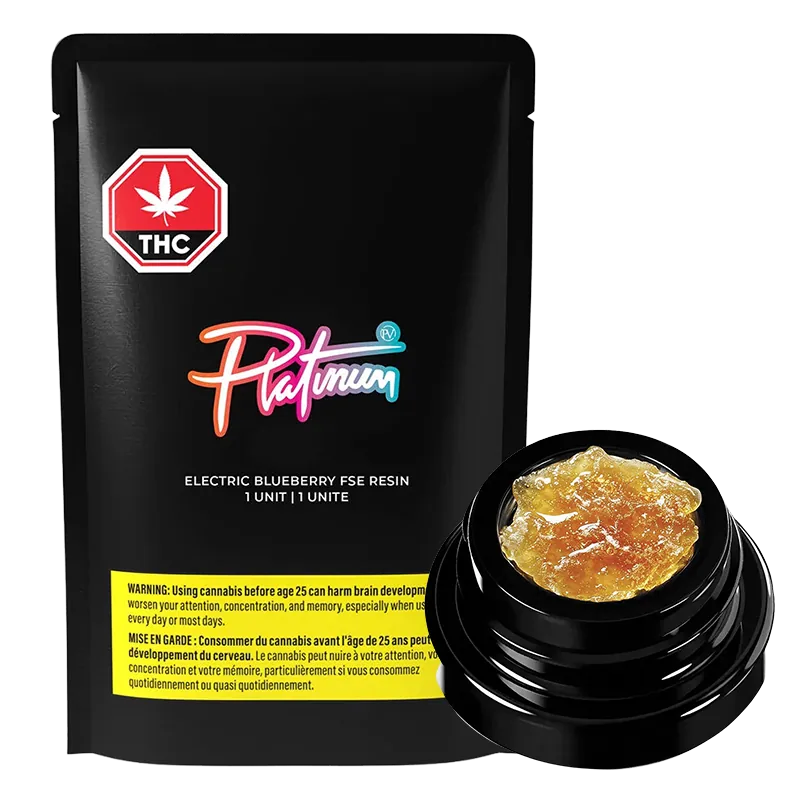 Platinum 1 g Electric Blueberry FSE Resin Concentrates
