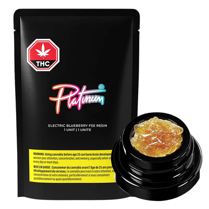 Platinum 1 g Electric Blueberry FSE Resin Concentrates