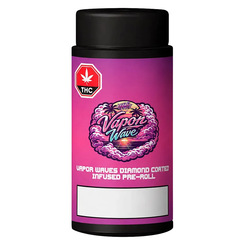 Vibe 1.8 g Vapor Waves Diamond Coated Infused PR 3 x 0.6 g Pre-Rolls