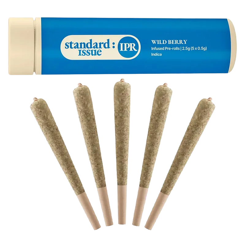 Standard Issue 2.5 g Wild Berry Infused PR 5 x 0.5 g Pre-Rolls