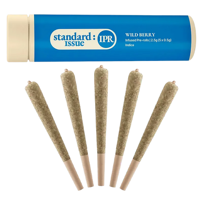 Standard Issue 2.5 g Wild Berry Infused PR 5 x 0.5 g Pre-Rolls