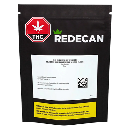 Concentrates 2 g Cold Creek Kush Live Resin Hash Redecan