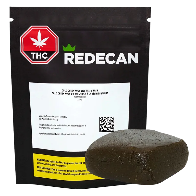 Concentrates 2 g Cold Creek Kush Live Resin Hash Redecan