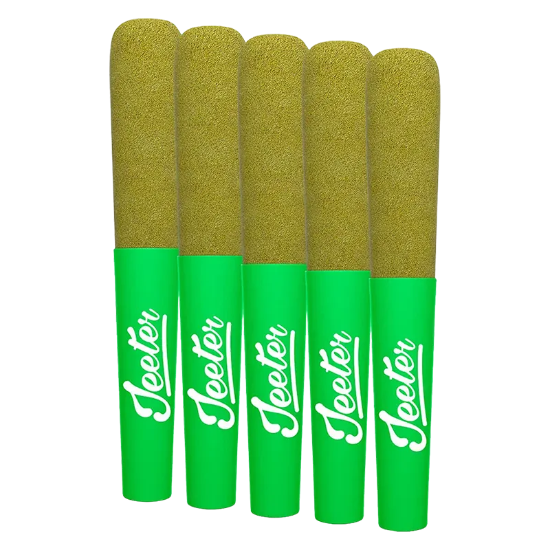 Pre-Rolls 2.5 g Baby Jeeter Kiwi Kush Infused PR 5 x 0.5 g Jeeter