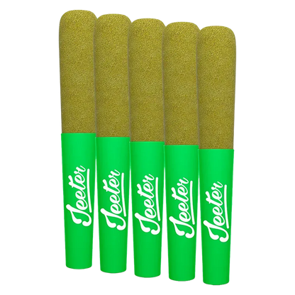Pre-Rolls 2.5 g Baby Jeeter Kiwi Kush Infused PR 5 x 0.5 g Jeeter