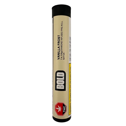 Bold 1 g Vanilla Frost Diamond Infused PR 1 x 1 g Pre-Rolls