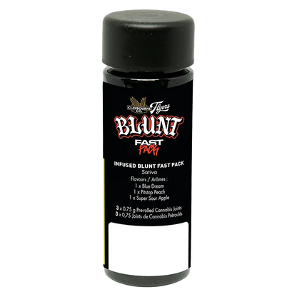 Claybourne 2.25 g Flyers Fast Pack Blunt Infused PR 3 x 0.75 g Pre-Rolls