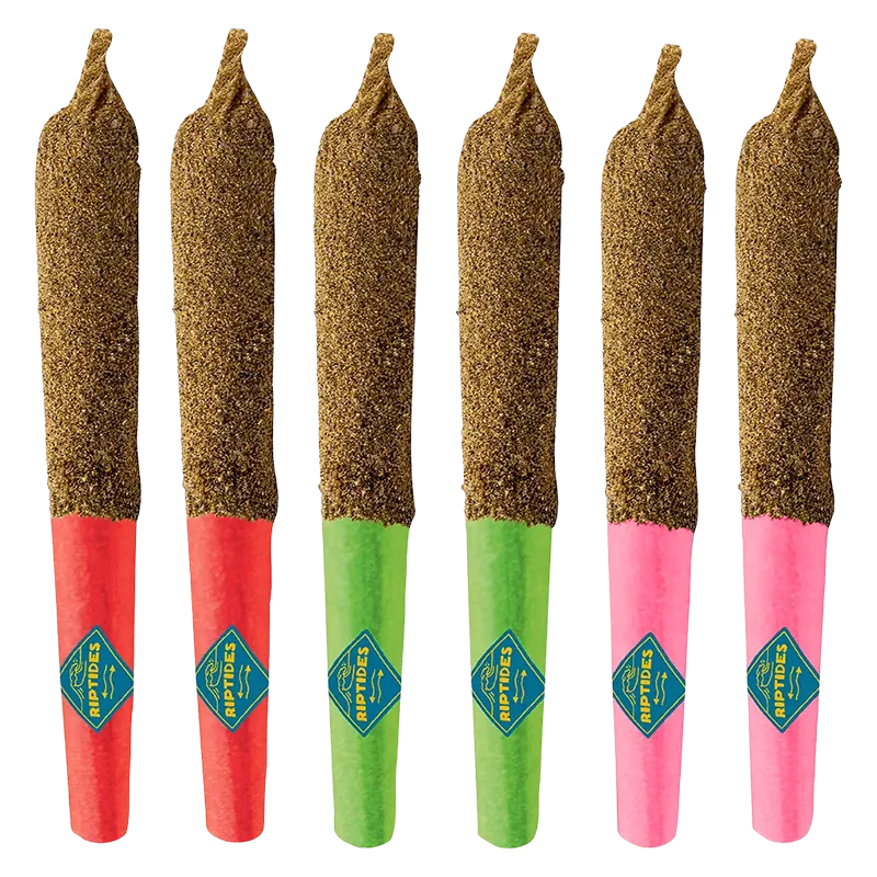 Riptides 2.4 g Category 6 Liquid Diamonds Combo Pack Infused PR 6 x 0.4 g Pre-Rolls