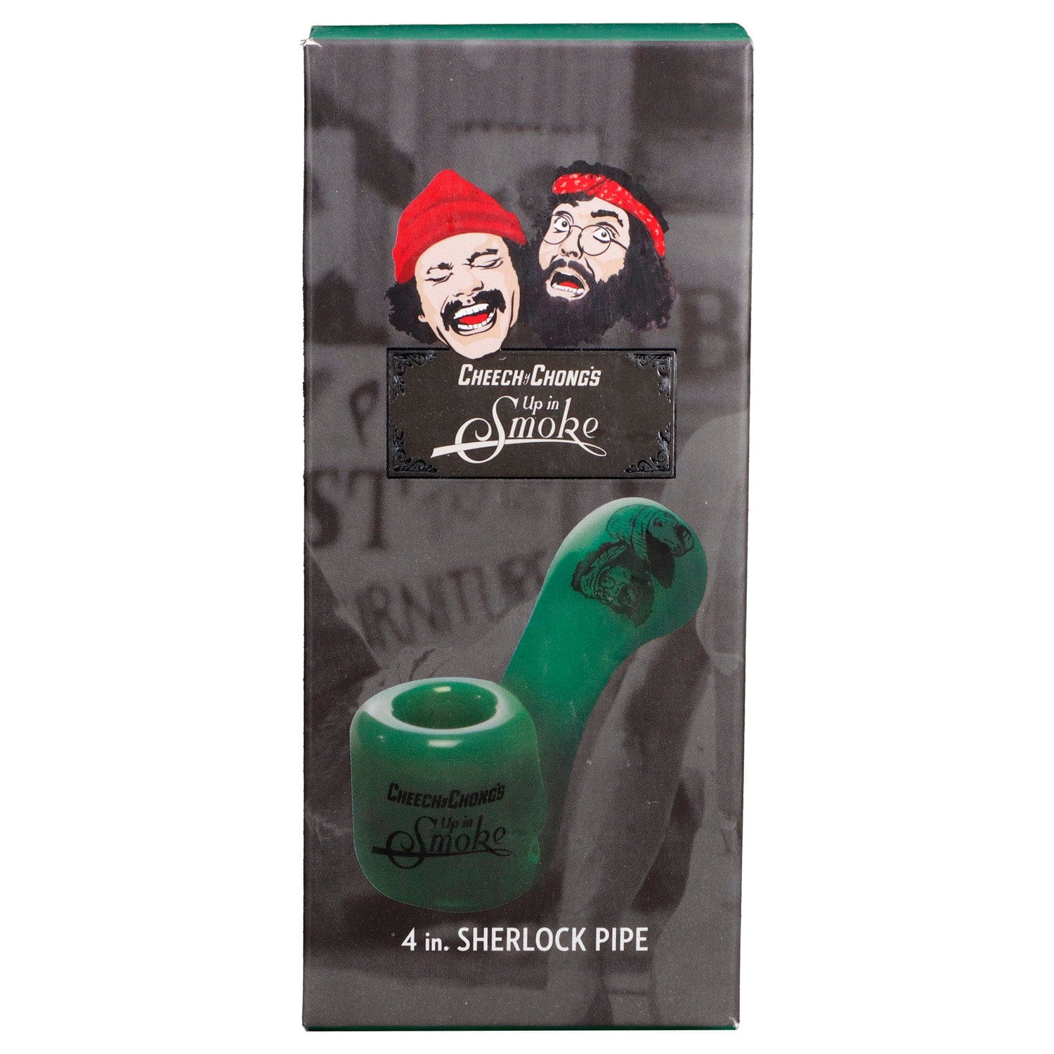 Famous X Each Famous X Sherlock Pipe - Milky Jade Glass | Canna Cabana Handpipes