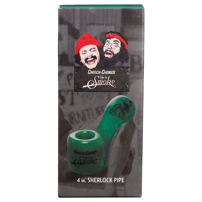 Famous X Each Famous X Sherlock Pipe - Milky Jade Glass | Canna Cabana Handpipes