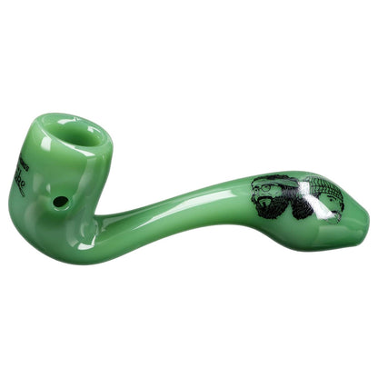Famous X Each Famous X Sherlock Pipe - Milky Jade Glass | Canna Cabana Handpipes
