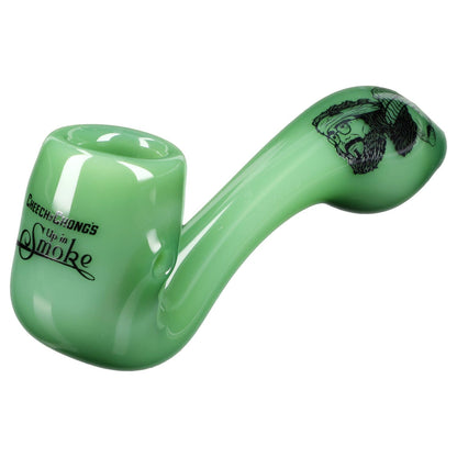 Famous X Each Famous X Sherlock Pipe - Milky Jade Glass | Canna Cabana Handpipes