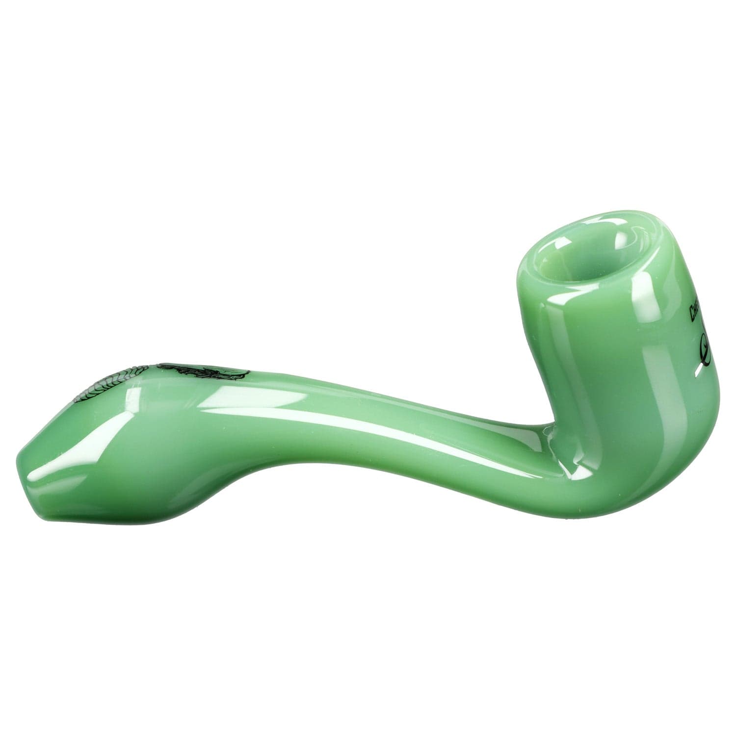Famous X Each Famous X Sherlock Pipe - Milky Jade Glass | Canna Cabana Handpipes