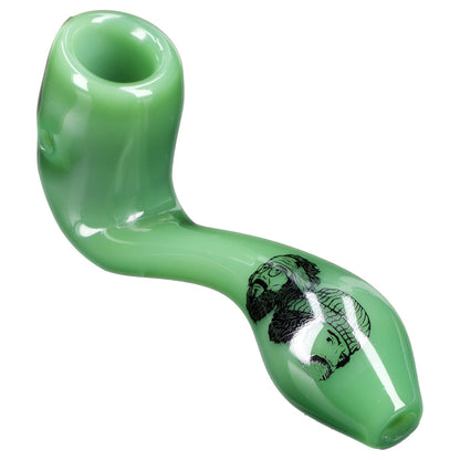 Famous X Each Famous X Sherlock Pipe - Milky Jade Glass | Canna Cabana Handpipes