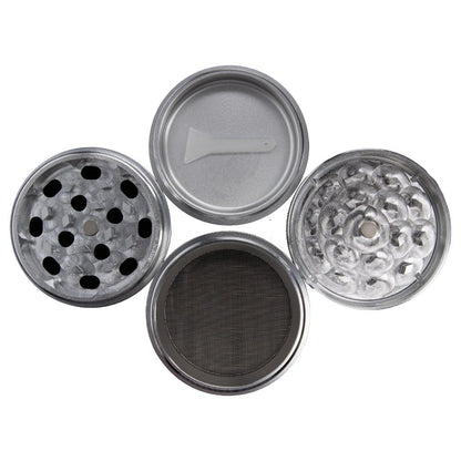 Puff Puff Pass Each Puff Pass 4pc Grinder Silver: Lowest Price | Canna Cabana Grinders