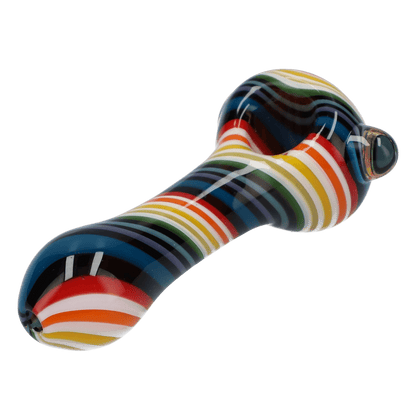 Valiant Each Valiant Spoon Pipe-Dark Rainbow - 4in. Handpipes