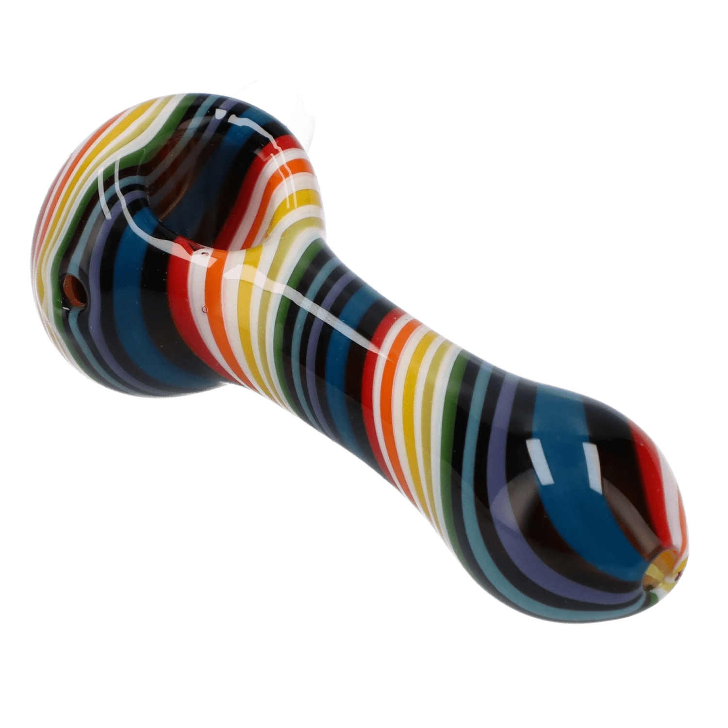 Valiant Each Valiant Spoon Pipe-Dark Rainbow - 4in. Handpipes