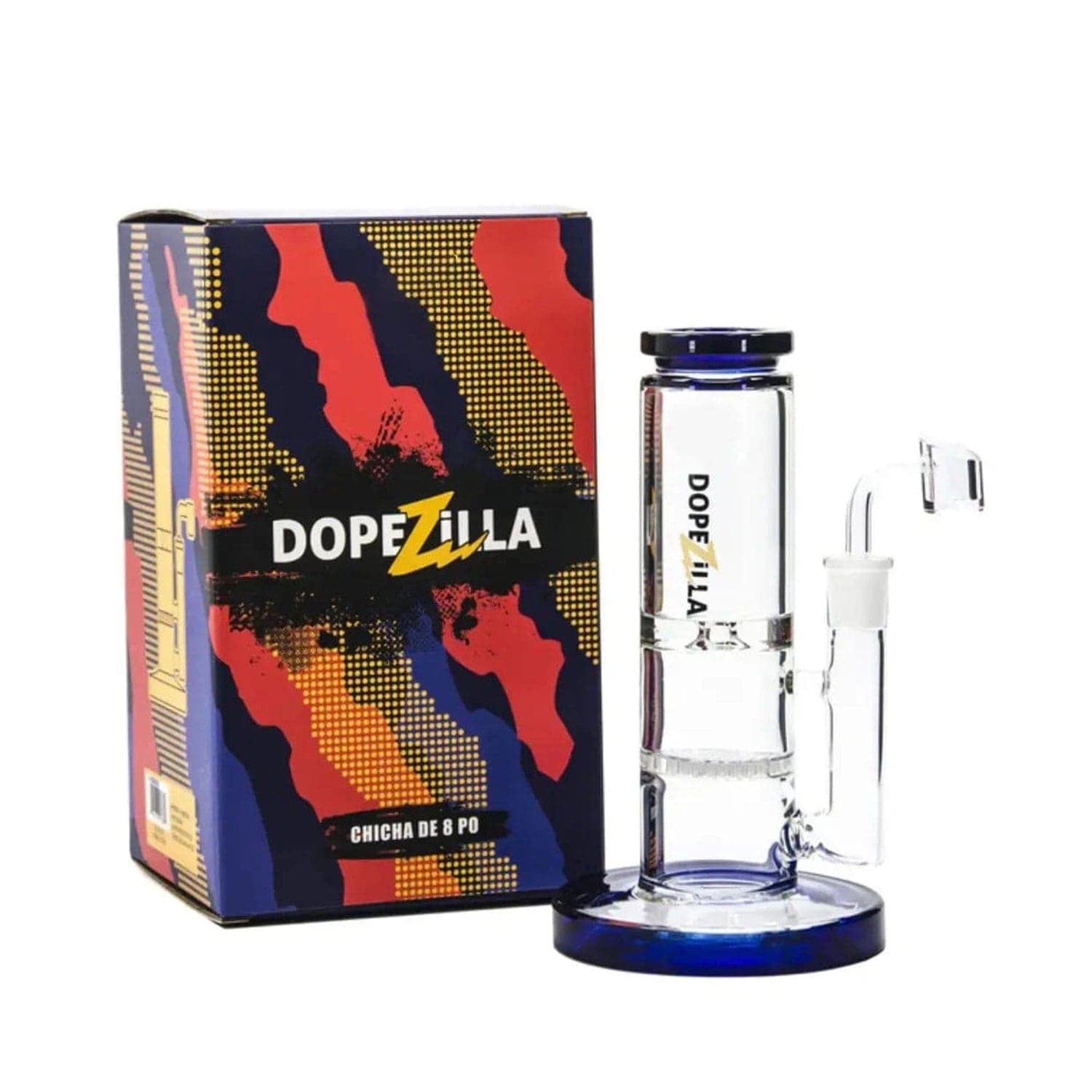 Dopezilla Each Dopezilla Cerberus Dab Rig - Dark Blue - 8in. Dab Rigs